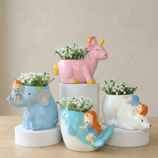 animal planter set of 4