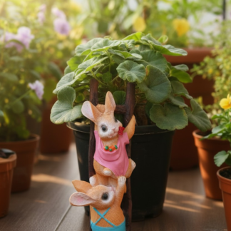 rabbit on ladder