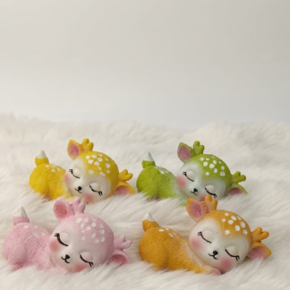sleeping deer miniature